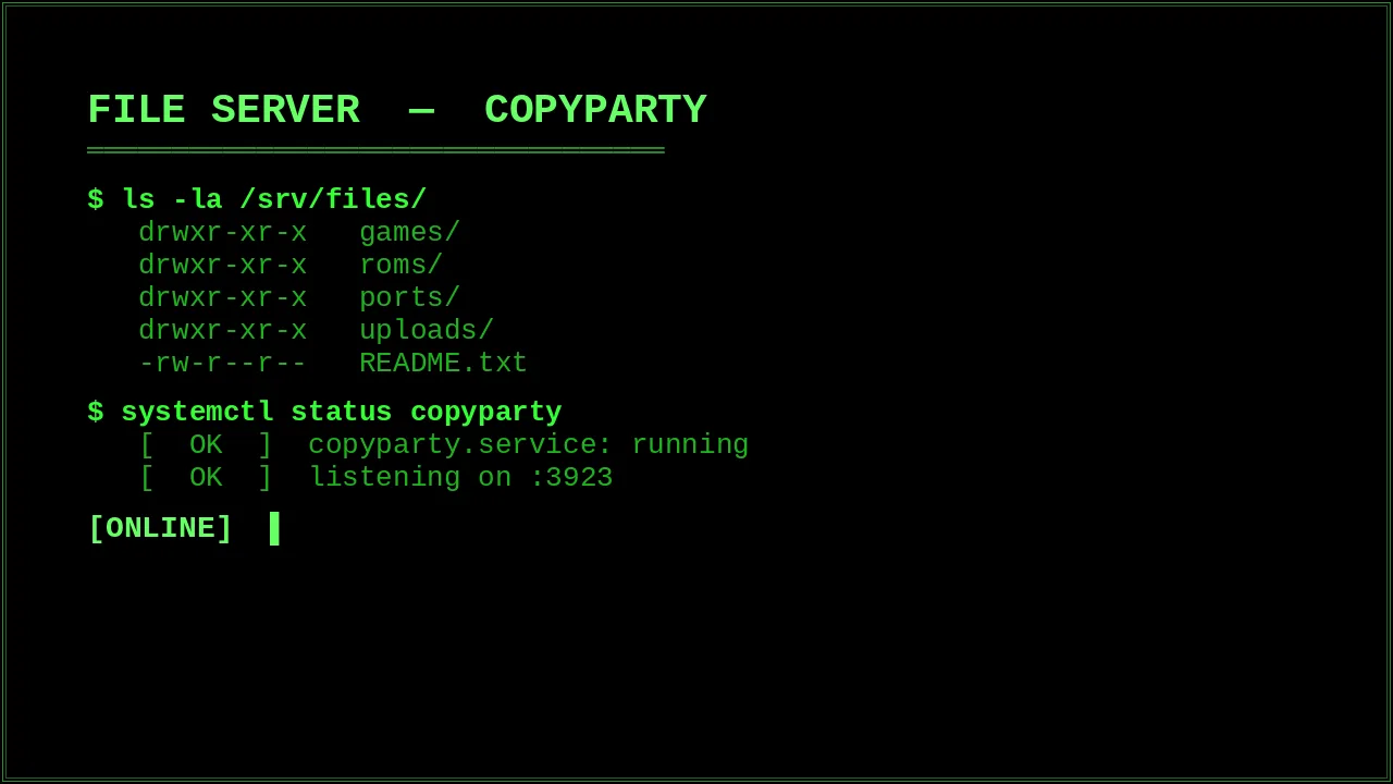File Server CopyParty